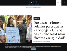 Tablet Screenshot of lanzadigital.com